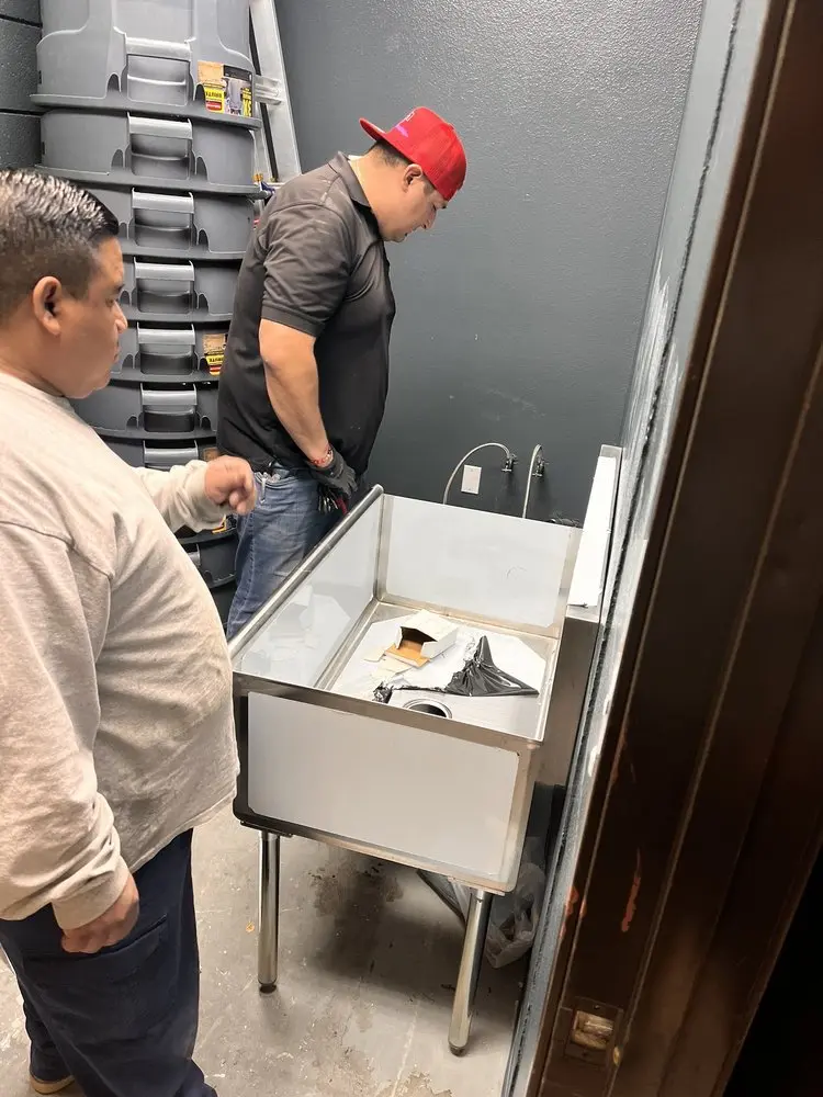 Commercial plumbing and sink installation in Little Hollywood